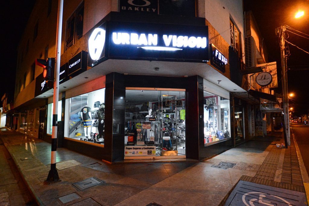 Tienda de ropa Urban visión